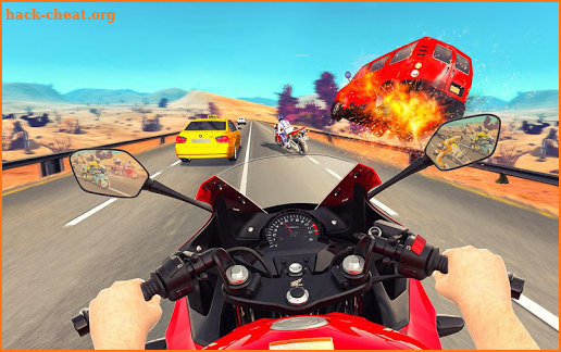 Bike Attack Race : Highway Tricky Stunt Rider screenshot