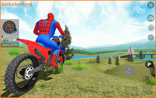 Bike Driver Super Hero Stunt Simulator screenshot