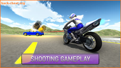 Bike Shooting Mission Games: Police Escape Games screenshot