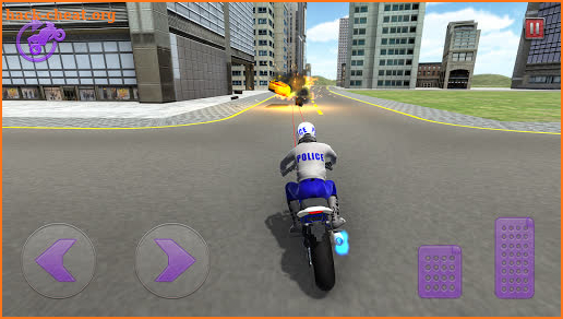 Bike Shooting Mission Games: Police Escape Games screenshot