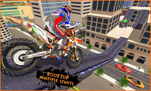 Bike Stunt: Extreme Roof Drive screenshot
