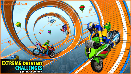 Bike Stunt Games: Spiral Ramp Stunts Game screenshot