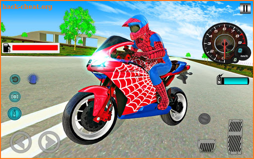 Bike Stunt Super Hero Simulator Driver 3D screenshot