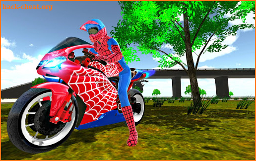 Bike Stunt Super Hero Simulator Driver 3D screenshot