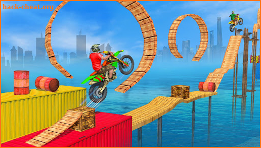 Bike Stunt Tricks Race: Bike 3D Racing Free Games screenshot