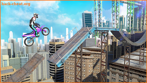 Bike Stunts 3D - Rooftop Challenge screenshot
