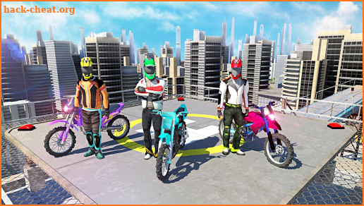 Bike Stunts 3D - Rooftop Challenge screenshot