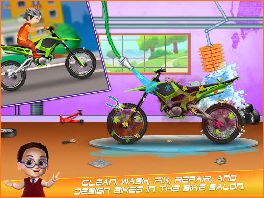 Bike Wash Service Station: Mechanic Games screenshot