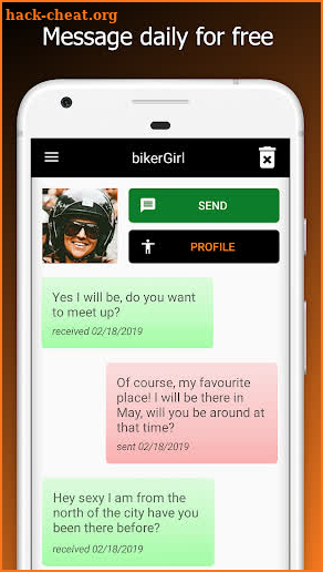 Bikers Meet - Motorcycle Chat screenshot