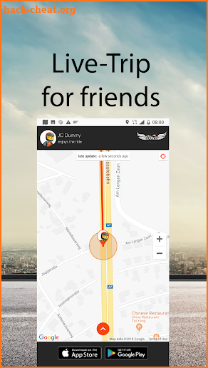 BikerSOS - Motorcycle Trip GPS Tracker & SOS screenshot