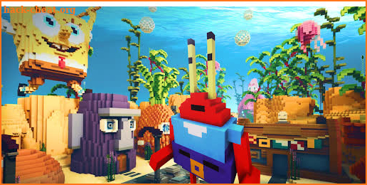 Bikini Bottom Map for Minecraft screenshot