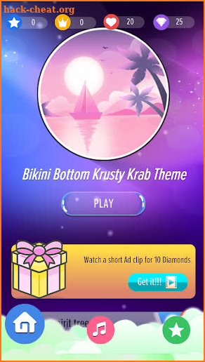 Bikini Bottom Piano Spongy Tiles screenshot