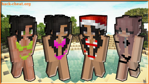 Bikini Girl Skins Swimsuit For Minecraft screenshot