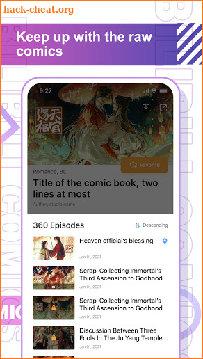 BILIBILI COMICS screenshot