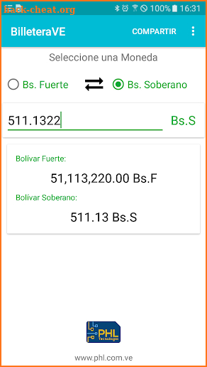 BilleteraVE - Calculadora Bolívares Soberanos screenshot