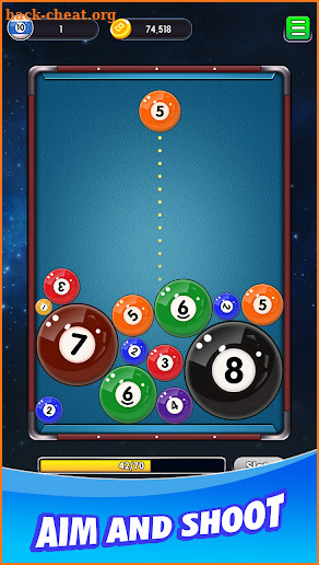 Billiards Merge2048: Ball Game screenshot