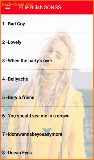 Billie Eilish All Songs Offline screenshot