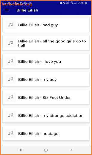 Billie Eilish Songs Offline Without Internet screenshot