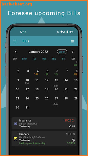 Bills Reminder | Avizo screenshot