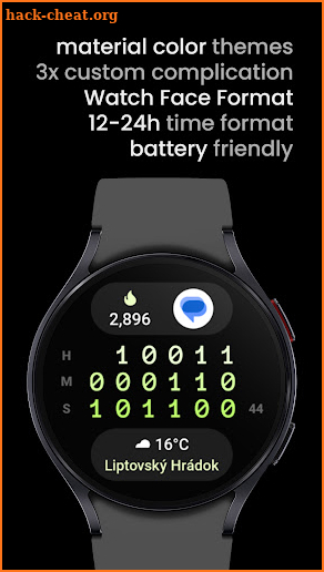 Binary 2.0 Watch Face screenshot