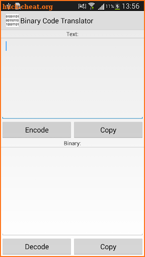 Binary Code Translator screenshot