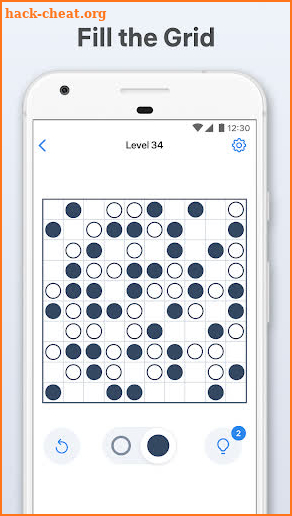 Binary Dots - logic puzzle screenshot