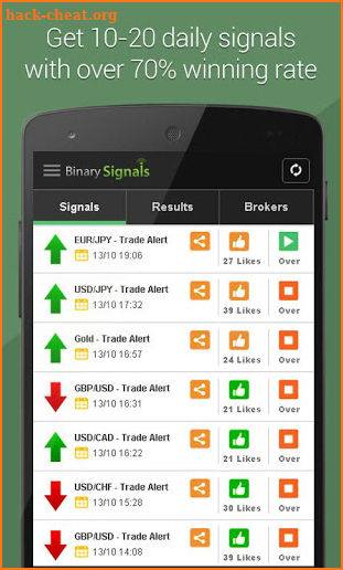 Binary Signals screenshot