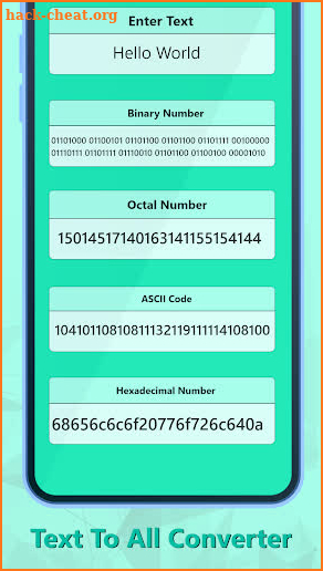 Binary translator - ASCII code screenshot