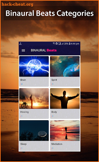 Binaural Beats meditation and relaxation screenshot