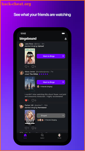 Bingebound screenshot