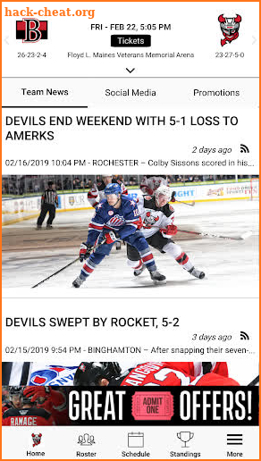 Binghamton Devils screenshot