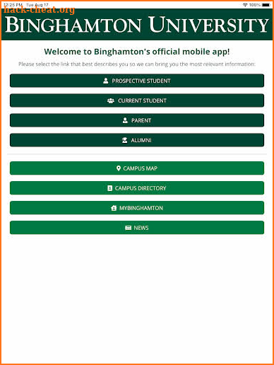 Binghamton University - bMobi screenshot