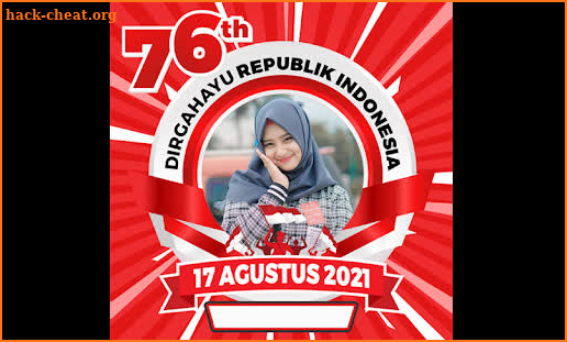 Bingkai Foto Hari Kemerdekaan Indonesia 2021 screenshot