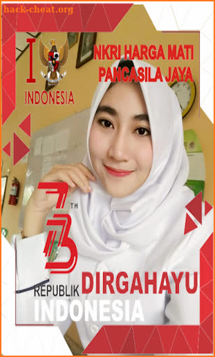Bingkai Foto Profil Kemerdekaan Indonesia screenshot