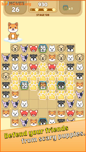 BINGLE - Cute Puppy Puzzle Game screenshot