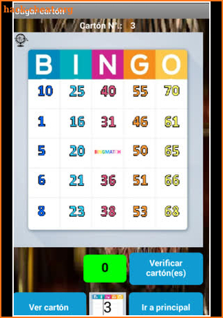 Bingmatchs Bingo screenshot