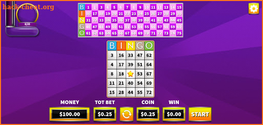 Bingo 75 Game screenshot