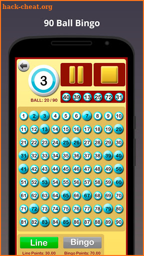 Bingo at Home screenshot