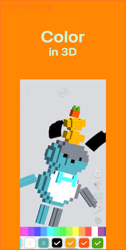 Bingo Bongo - Color by Number 3D Pixel Art screenshot