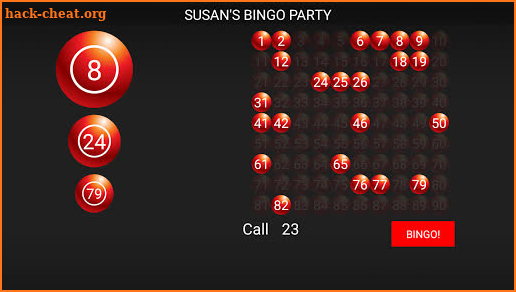 Bingo Caller Machine (free Bingo Calling App) screenshot