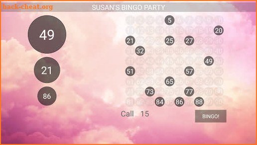 Bingo Caller Machine (free Bingo Calling App) screenshot