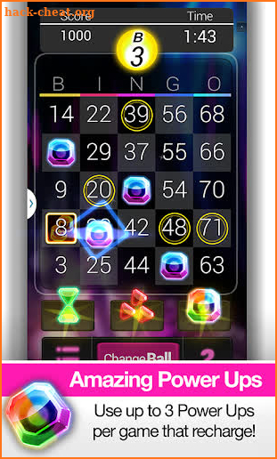 Bingo Gem Rush Free Bingo Game screenshot