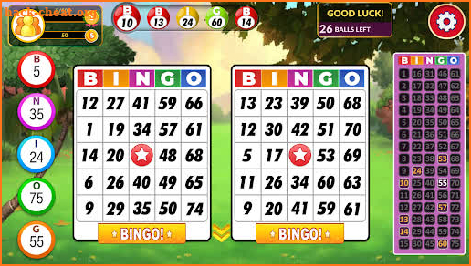 Bingo Go 2021 screenshot