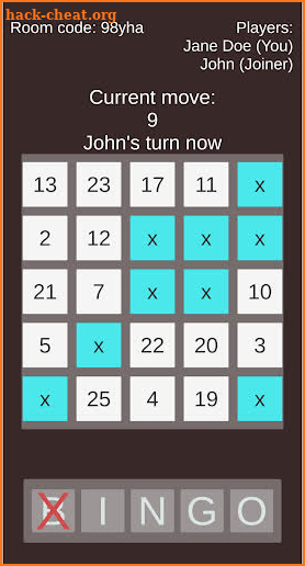 Bingo online multiplayer screenshot