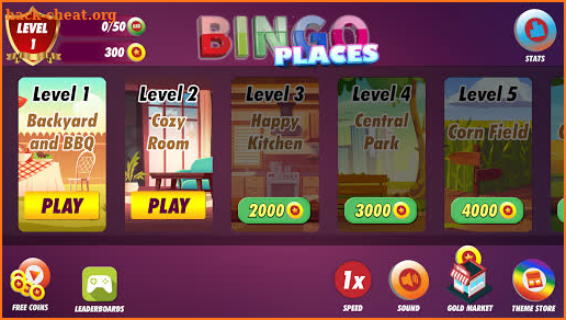 Bingo Places - Offline Classic Game screenshot