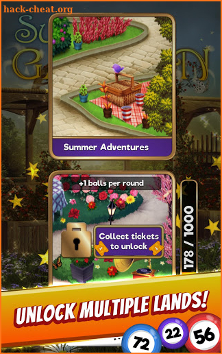 Bingo Quest - Summer Garden Adventure screenshot
