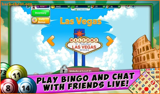 Bingo - Secret Cities - Free Travel Casino Game screenshot