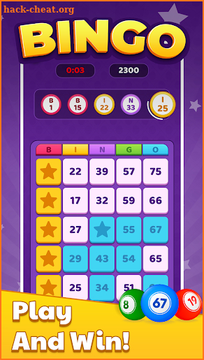 Bingo - Win Cash Game screenshot