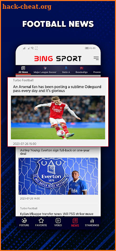 Bingsport+ screenshot