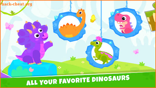 Bini Dino Puzzles for Kids! screenshot